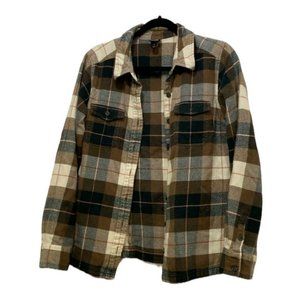 Patagonia Womens Multicolor Cotton Long Sleeve Button Front Shirt Size 8